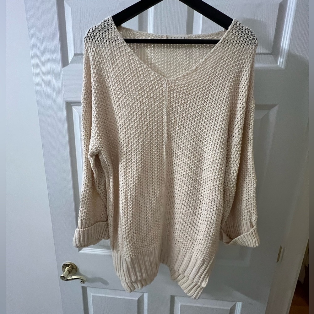 Chunky knit sweater